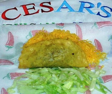 Order #32. Beef Taco food online from Cesar’s Mexican & Greek store, Albuquerque on bringmethat.com