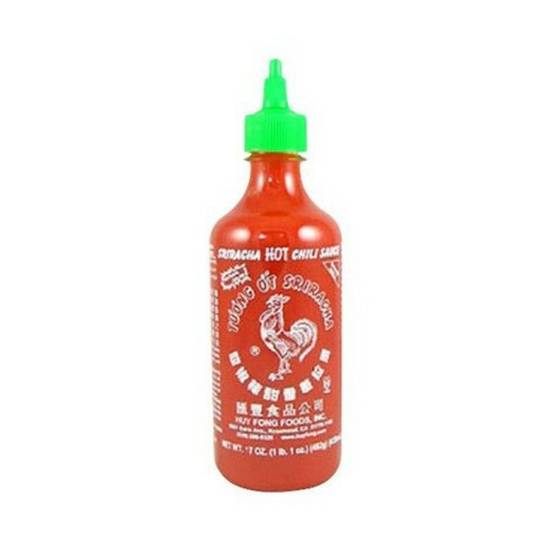 Order Sriracha - 17 oz food online from IV Deli Mart store, Goleta on bringmethat.com
