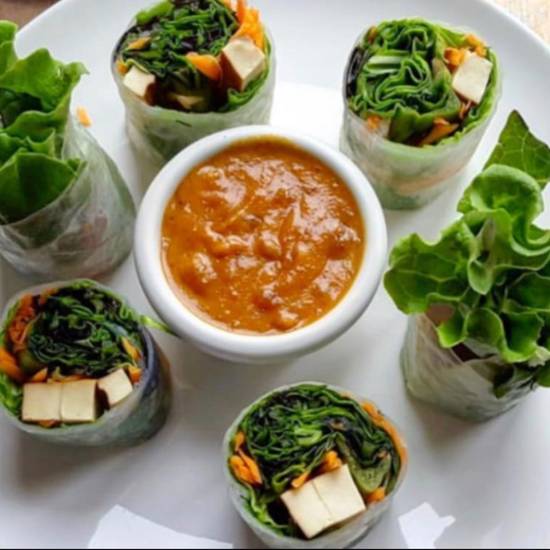 Order Spring Rolls food online from Otus Thai Kitchen & Coffee store, West Hollywood on bringmethat.com