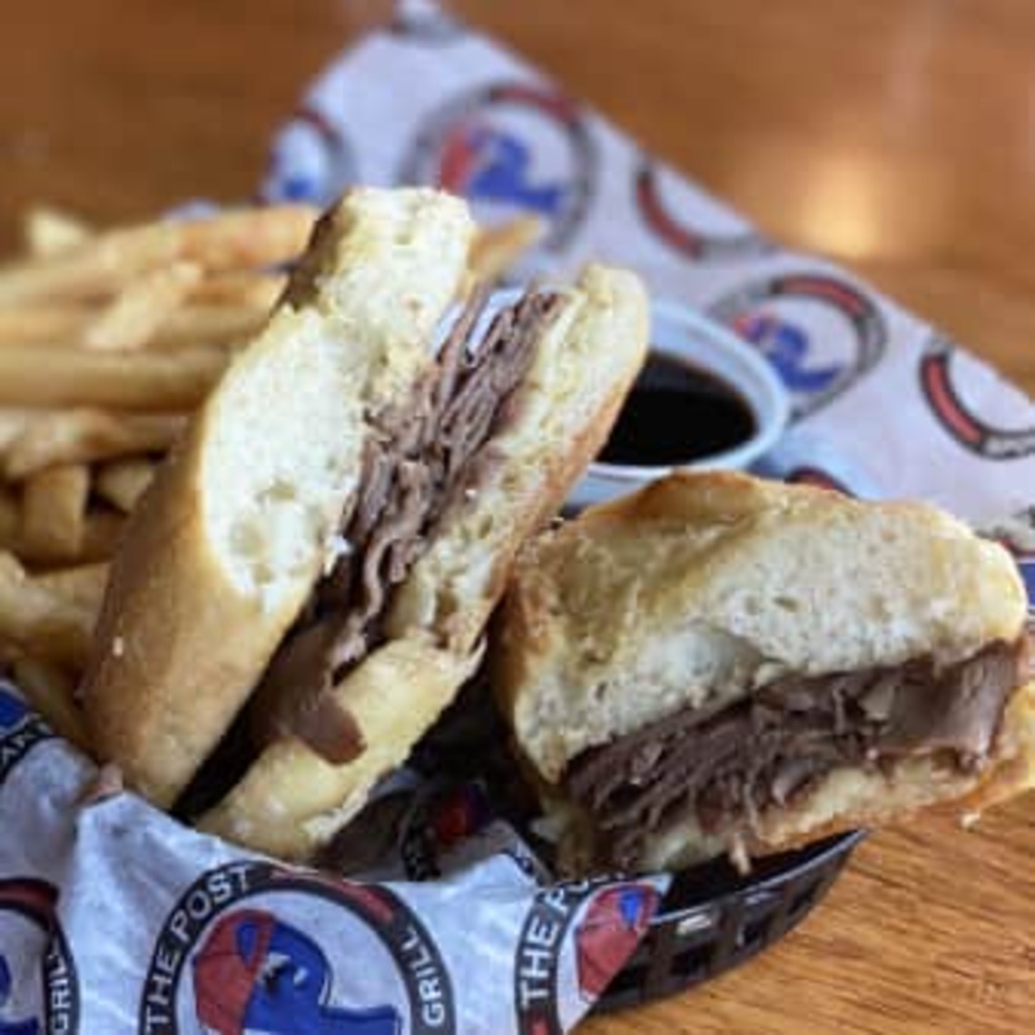 Order Garlic French Dip food online from The Post Sports Bar & Grill store, Creve Coeur on bringmethat.com