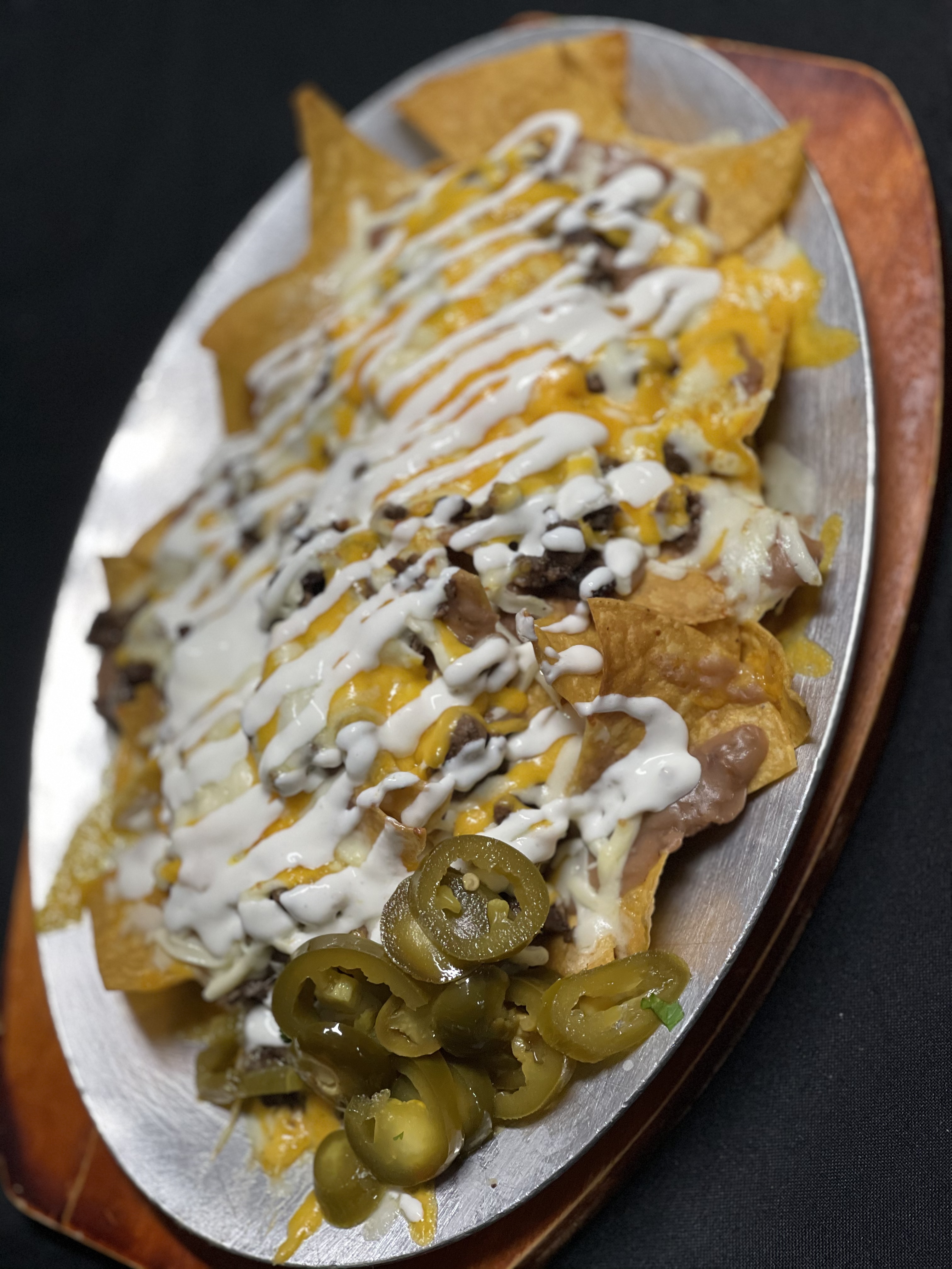 Order Nachos food online from Little Mexican Cafe store, New Rochelle on bringmethat.com