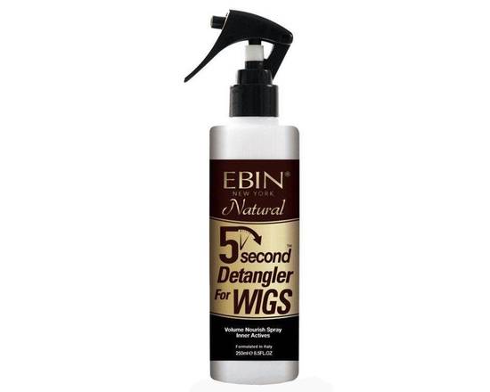 Order EBIN 5 Second Detangler for Wigs (250 ml) food online from Temple Beauty Supply store, South Gate on bringmethat.com