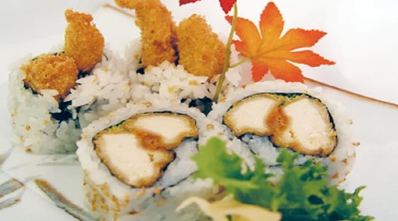 Order 114. Chicken Katsu Roll food online from Maguro Sushi House store, Rochelle Park on bringmethat.com