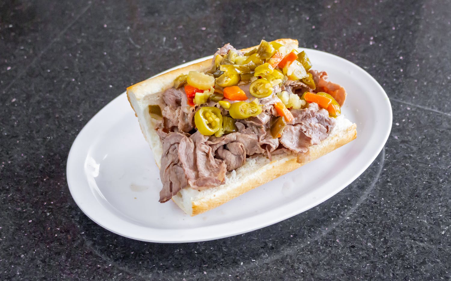 Order Italian Beef Sandwich food online from The Art Of Pizza store, Chicago on bringmethat.com