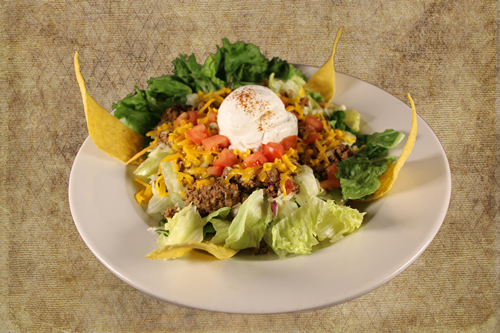 Order Taco Salad food online from La Playa Maya store, Fort Worth on bringmethat.com