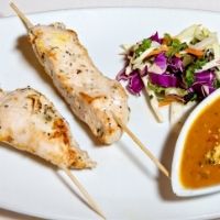 Order Chicken Satey (Fusion) (GF) food online from Rajput Indian Cuisine store, Suffolk on bringmethat.com