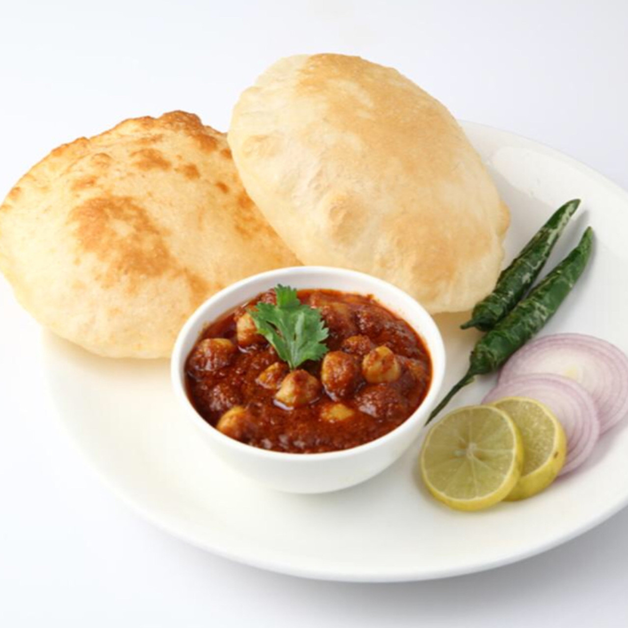 Order Chana Puri Meal  food online from Gourmet India store, Houston on bringmethat.com