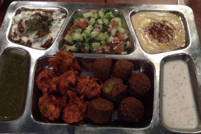 Order Mideast Feast for 6 people food online from Sameem Afghan Restaurant store, St Louis on bringmethat.com
