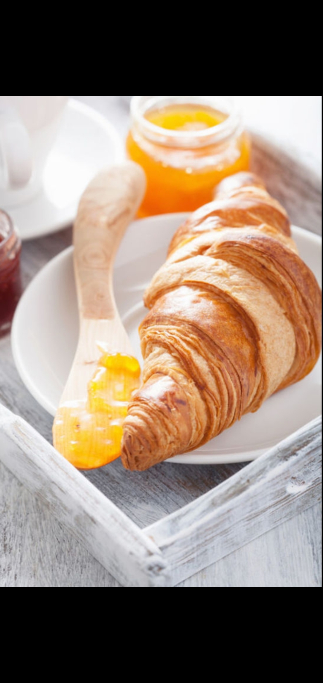 Order Toasted Croissant With Honey  food online from American Gourmet Foods Deli store, New York on bringmethat.com