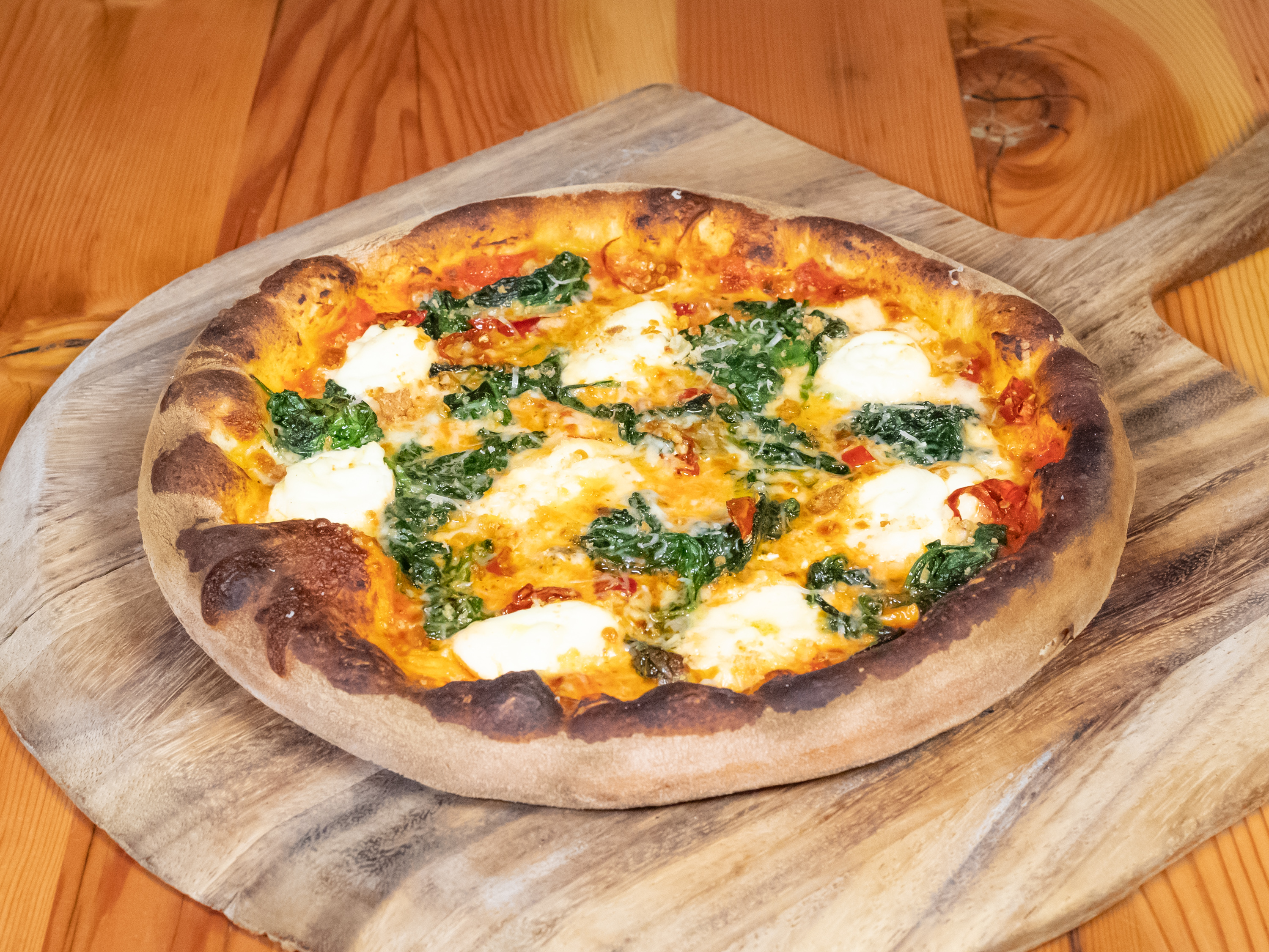 Order Spicy Florentine Pizza food online from The Parlor store, Phoenix on bringmethat.com