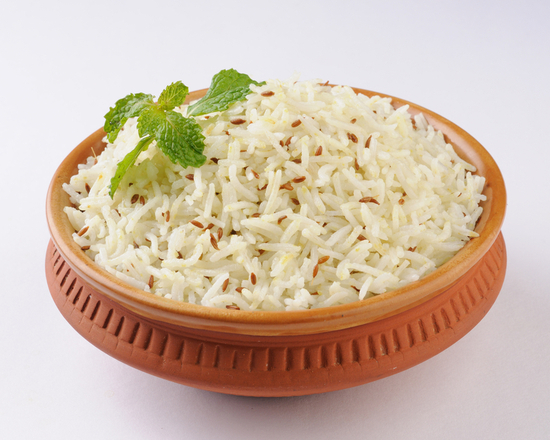 Order Jeera Rice food online from Sasha Indian Restaurant store, Santa Clara on bringmethat.com