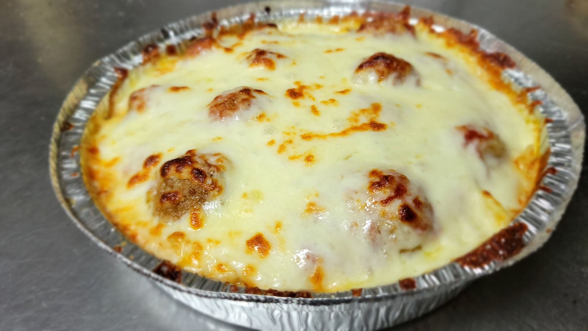 Order Meatballs with Sauce and Cheese food online from Castello Pizza store, Columbus on bringmethat.com