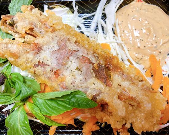 Order Soft shell crab Tortilla wraps with kimchi aioli food online from Pho Ever Cafe store, Newark on bringmethat.com