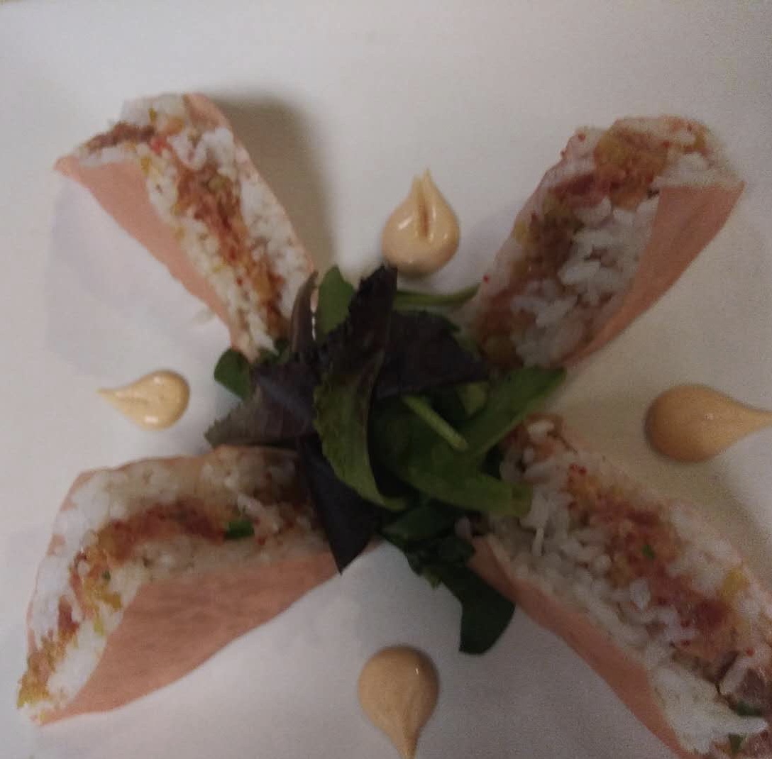 Order Tuna Sushi Sanwich ( signature ) food online from Coast Seafood store, Cos Cob on bringmethat.com
