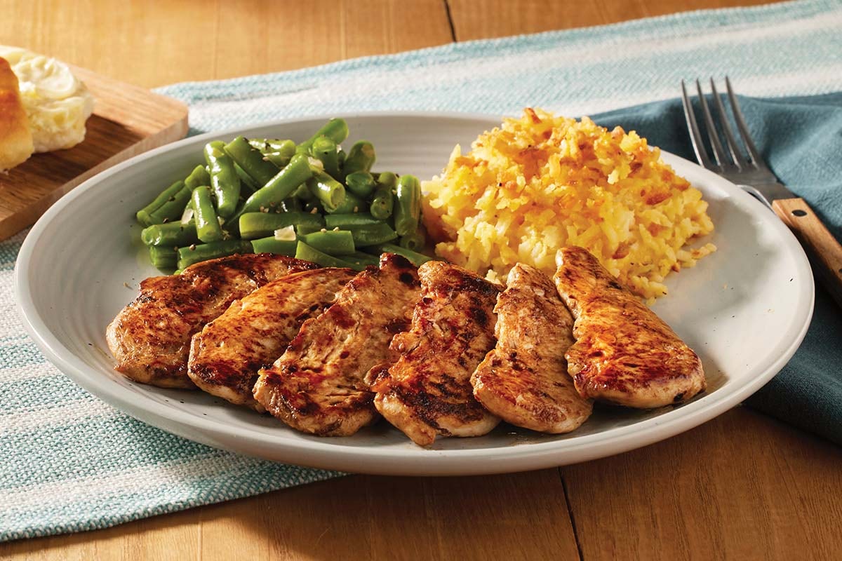Order Grilled Chicken Tenders food online from Cracker Barrel Old Country Store store, Marietta on bringmethat.com