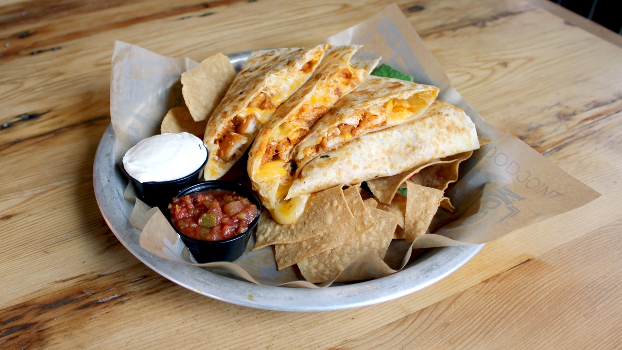 Order Buffalo Chicken Quesadilla food online from Junior's Bar and Grill store, Albany on bringmethat.com