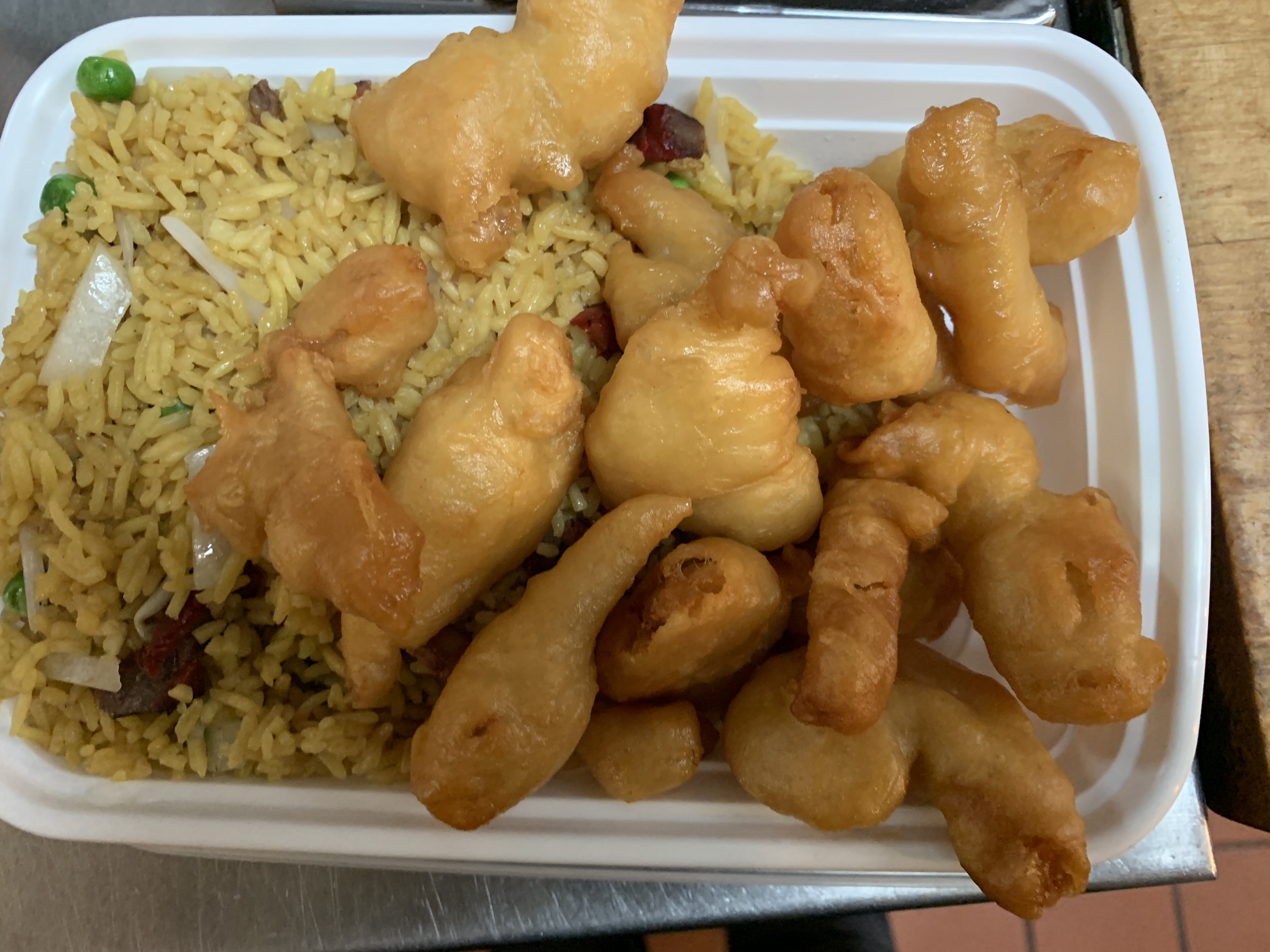 Order Sweet and Sour Chicken Combination Plate food online from Jade House store, Fort Lee on bringmethat.com