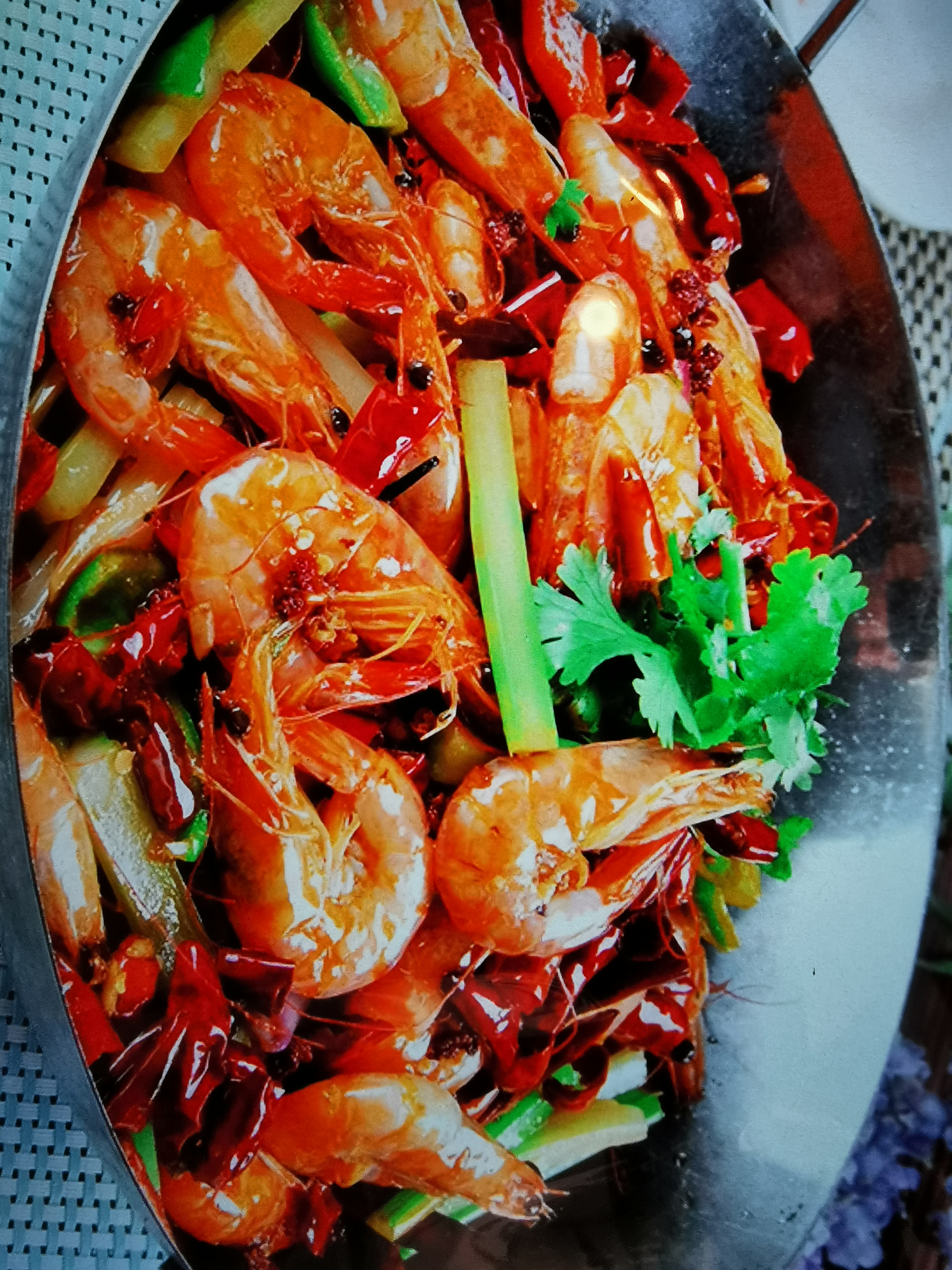 Order Dry Pot Spicy Jumbo Shrimp干锅香辣虾 food online from Grand Sichuan store, Jersey City on bringmethat.com