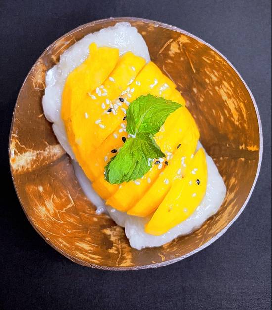 Order Mango Sticky Rice food online from Siam Thai Asian Cuisine store, Arden Hills on bringmethat.com