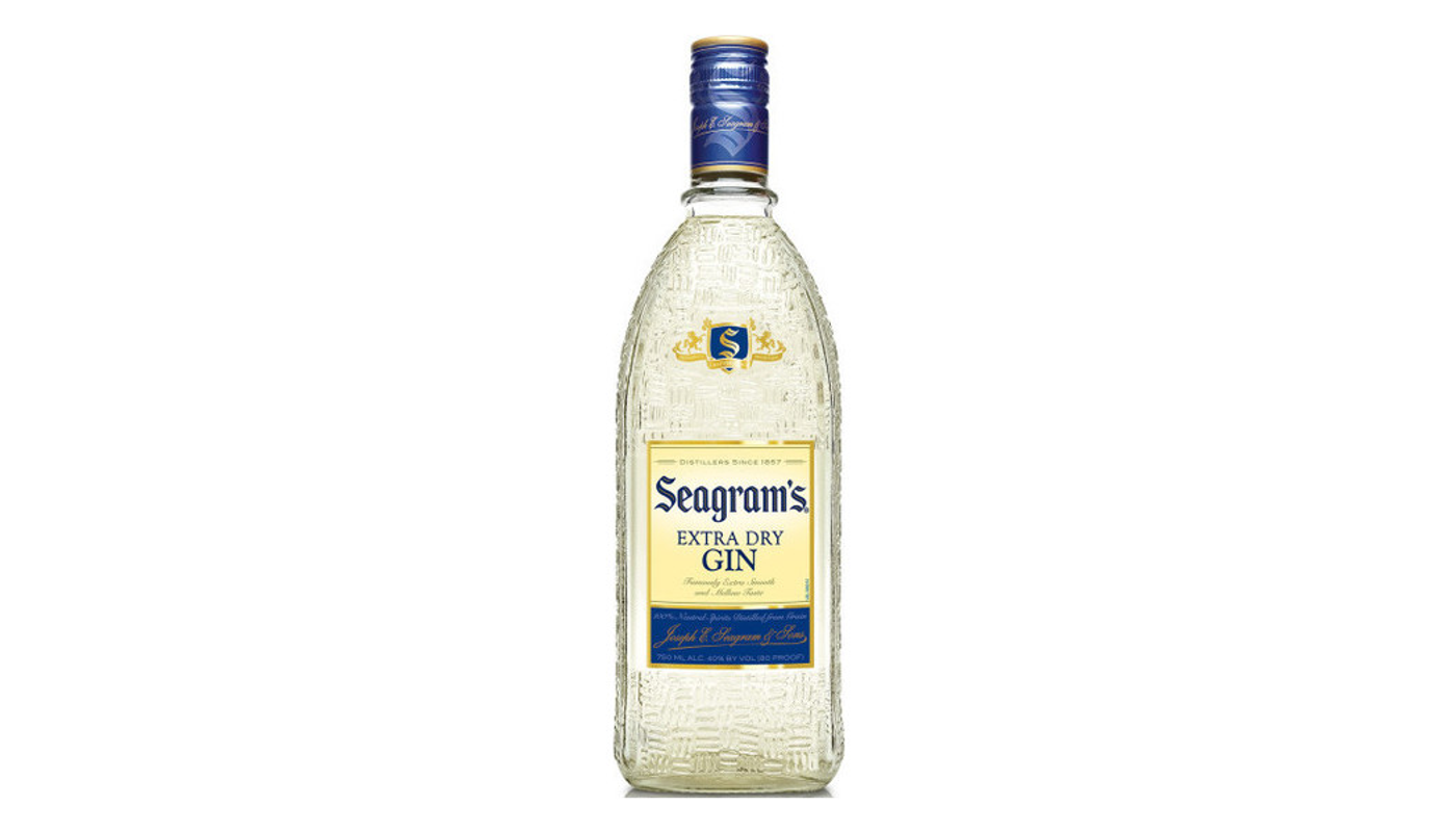 Order Seagram's Extra Dry Gin 375mL food online from House Of Cigar & Liquor store, Redondo Beach on bringmethat.com
