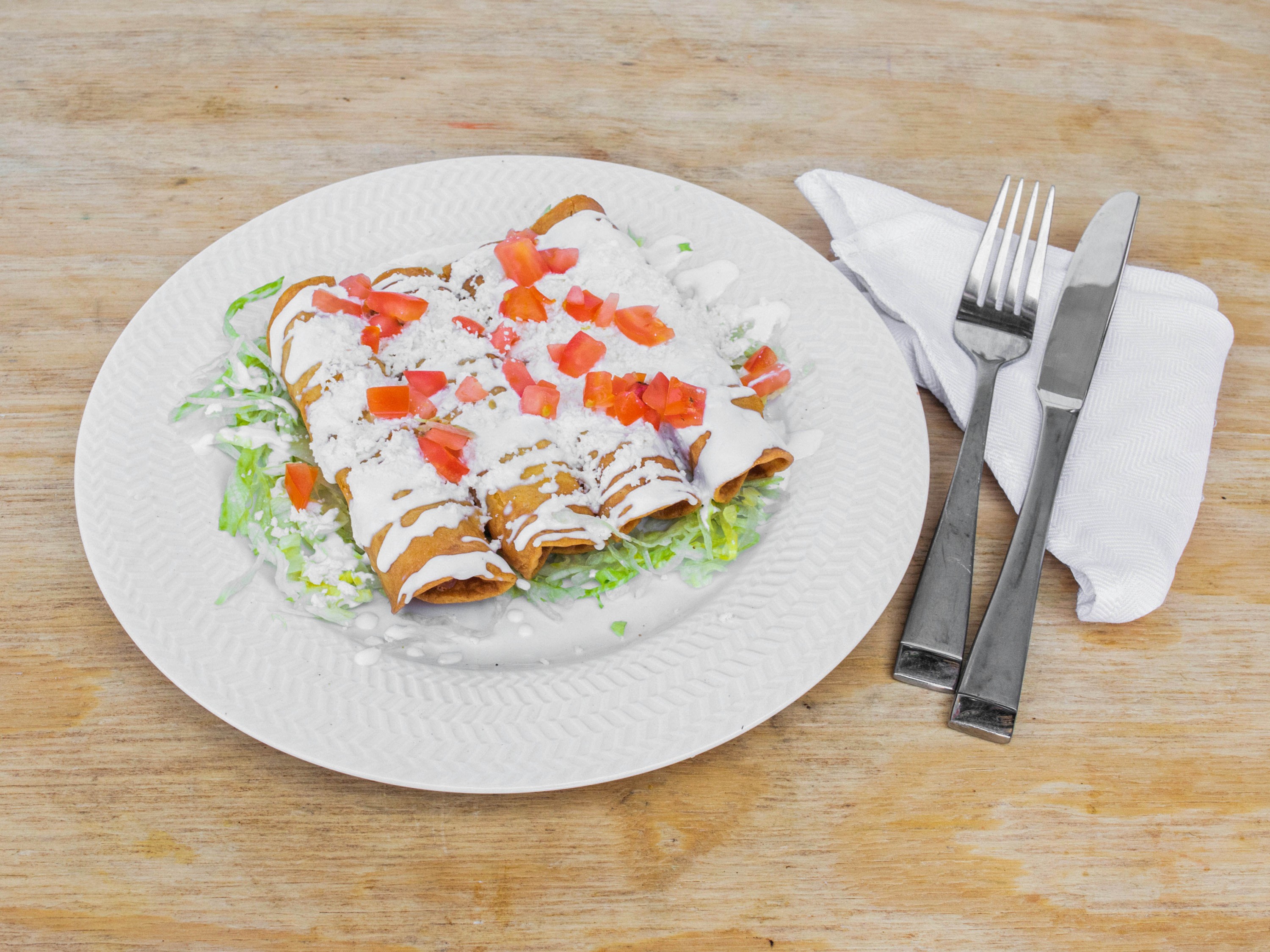 Order Flautas food online from Tulcingo Cafe & Deli store, Bronx on bringmethat.com