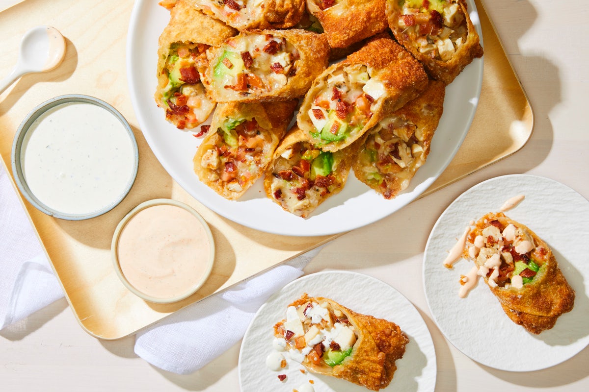 Order CATERING AVOCADO CLUB EGG ROLLS food online from California Pizza Kitchen store, Hollywood on bringmethat.com