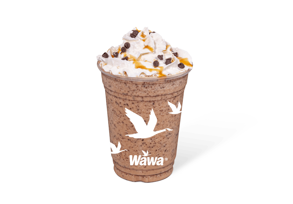 Order Frozen Coffee - Caramel Chip food online from Wawa 8144 store, Philadelphia on bringmethat.com