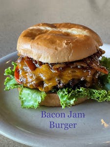 Order Bacon Jam Burger food online from Burger State store, Kansas City on bringmethat.com