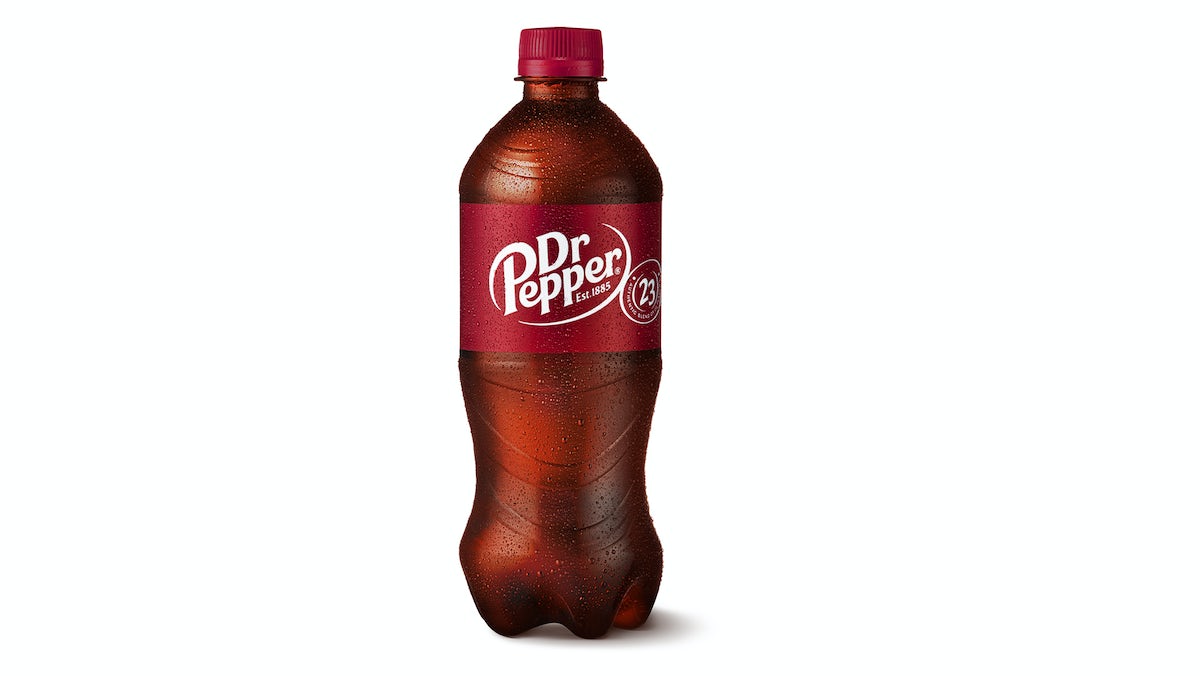 Order Dr. Pepper - 20oz Bottle food online from Mr. Goodcents Subs & Pasta store, Wichita on bringmethat.com
