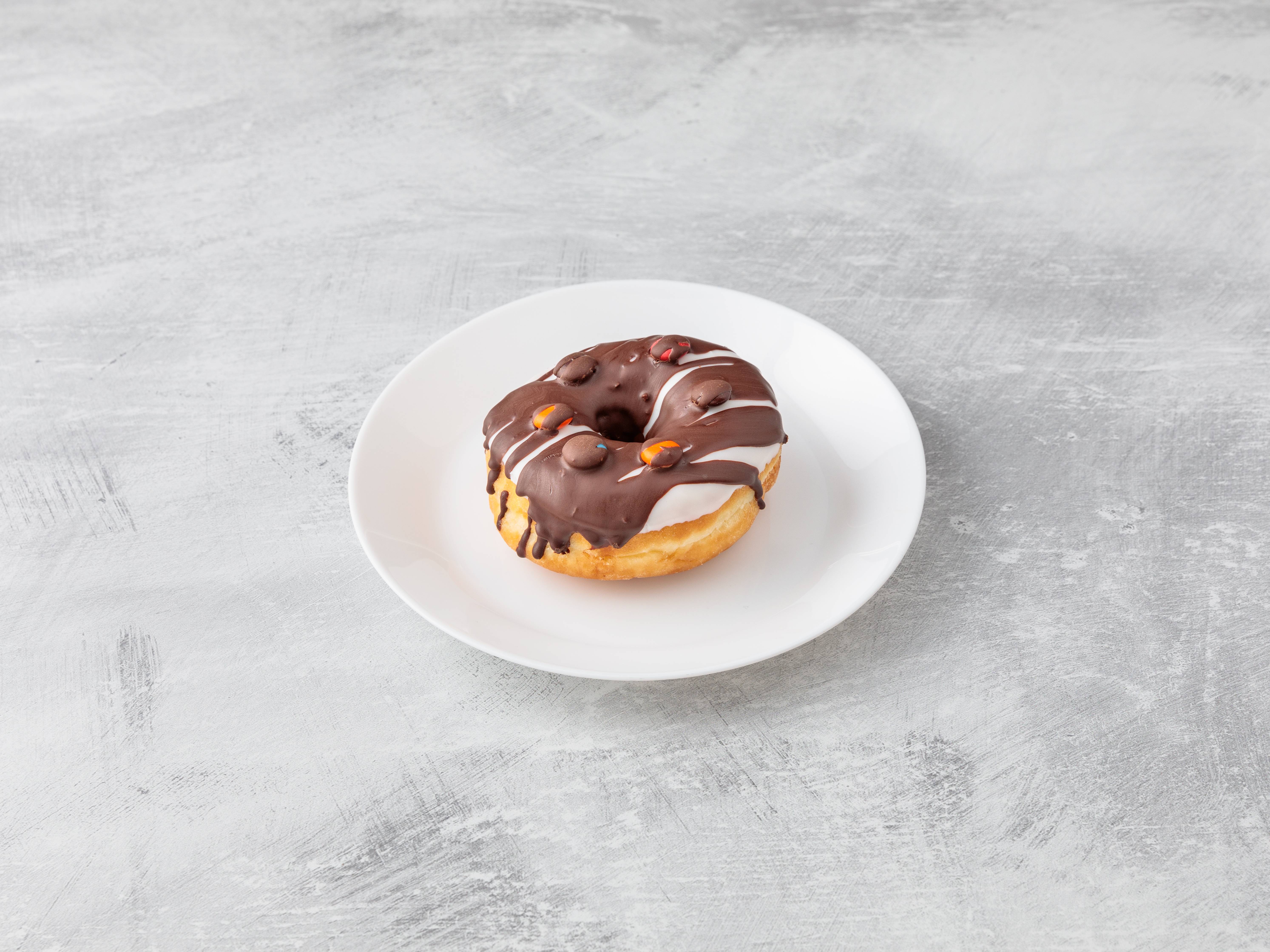 Order M&M Donut food online from Holey Cream store, New York on bringmethat.com