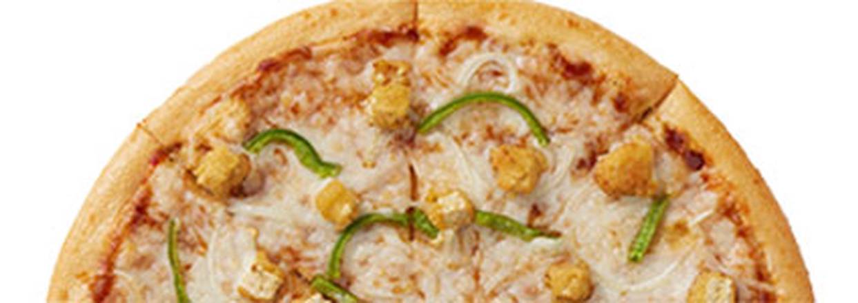 Order Vegan Korean BBQ Chicken-less Topper Pizza food online from Toppers Pizza store, Fort Worth on bringmethat.com
