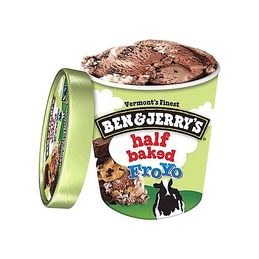 Order Ben & Jerry's Half Baked Fro-Yo (16 OZ) 40782 food online from Bevmo! store, Albany on bringmethat.com
