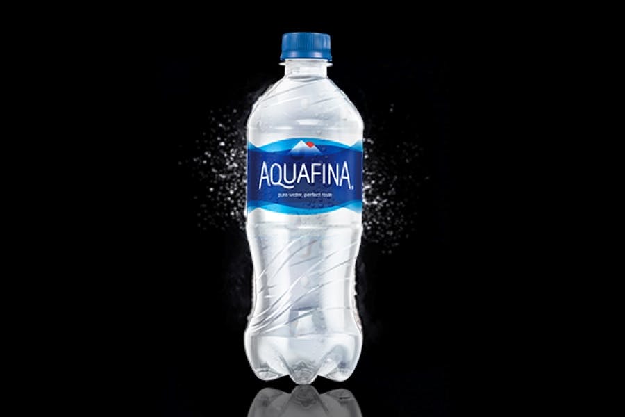 Order Aquafina Water - 20 Oz. Bottled food online from Jet Pizza store, Indianapolis on bringmethat.com