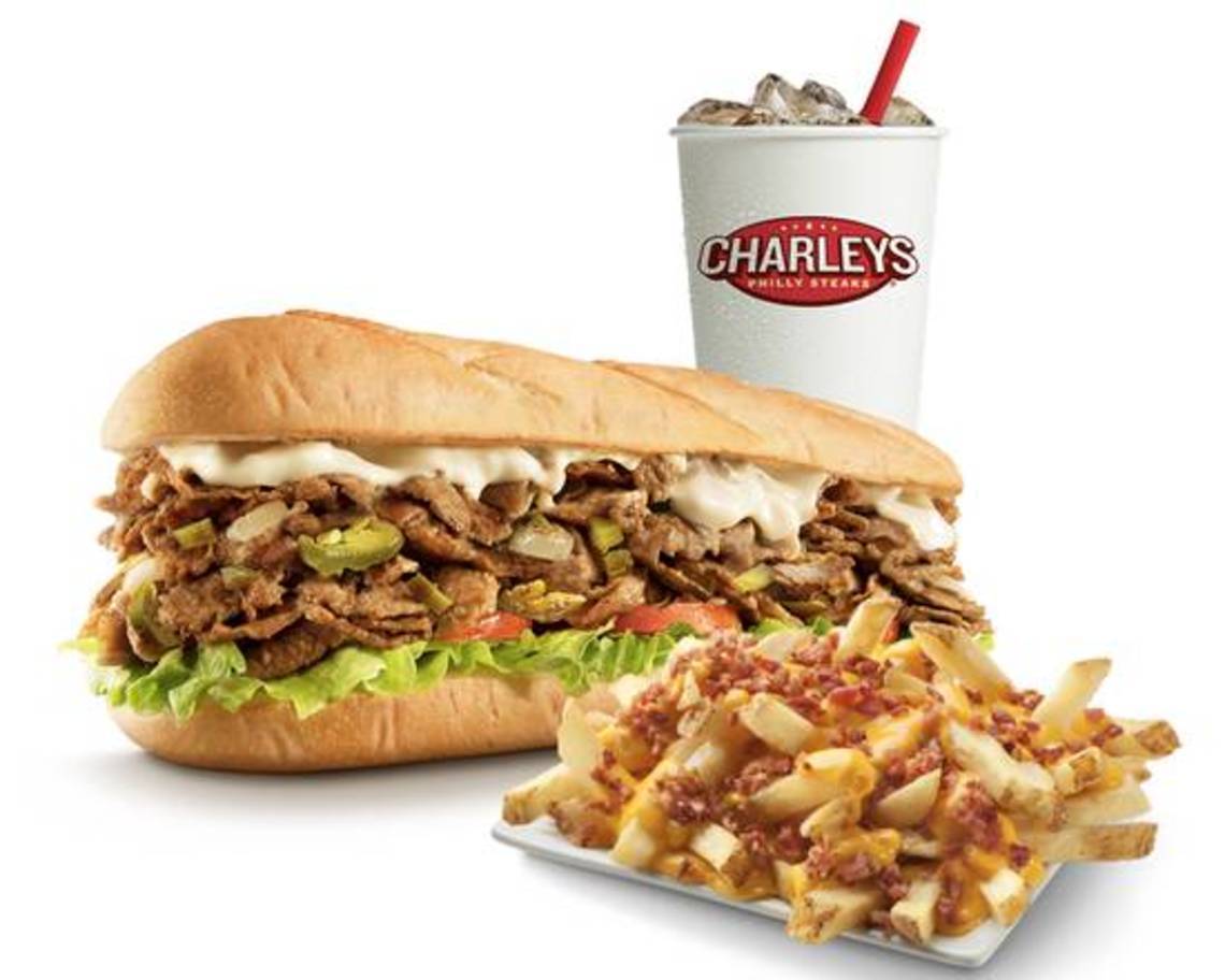 Order Prime BBQ Cheesesteak Combo food online from Charleys Cheesesteaks store, Sheppard Air Force Base on bringmethat.com