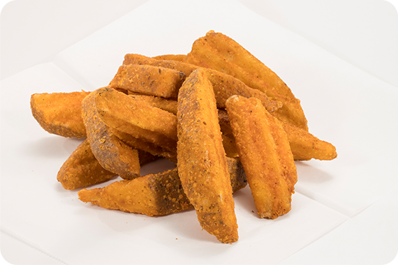 Order 6 Piece Potato Wedges food online from Broaster At New Omm Market store, Sacramento on bringmethat.com