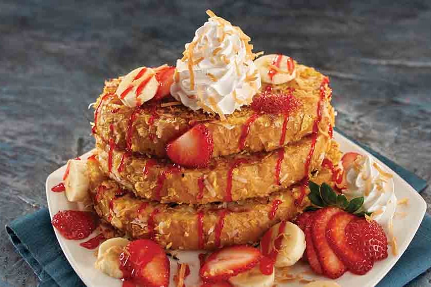 Order French Toast Stack food online from Kings Family Restaurants store, Greensburg on bringmethat.com