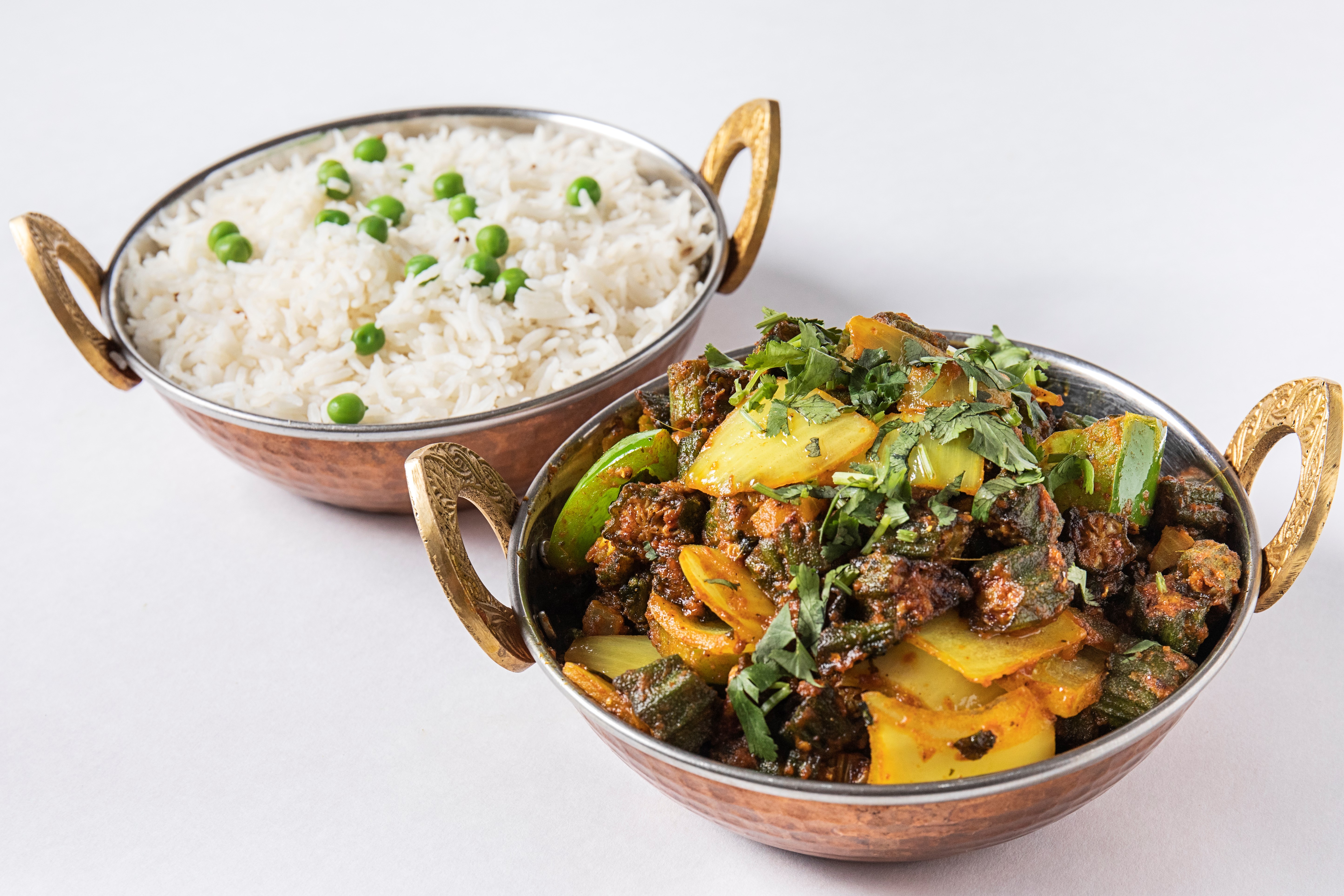 Order Bhindi Dopiaza food online from Yak & Yeti Himalayan Cuisine store, Evansville on bringmethat.com