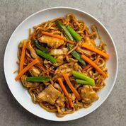 Order 29. Chicken Lo Mein food online from Super No. 1 Chinese store, Milwaukee on bringmethat.com