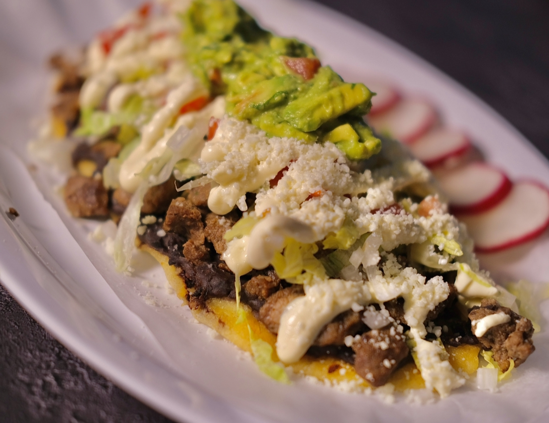Order Huarache food online from Time Tequila Bar Cafe store, Glendale on bringmethat.com