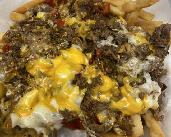 Order Shawn Style Philly Fries Steak food online from Big Shawns Cheesesteaks store, Grand Rapids on bringmethat.com