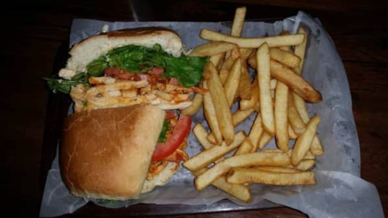 Order Buffalo Chicken Sandwich food online from The Garret store, campbell on bringmethat.com