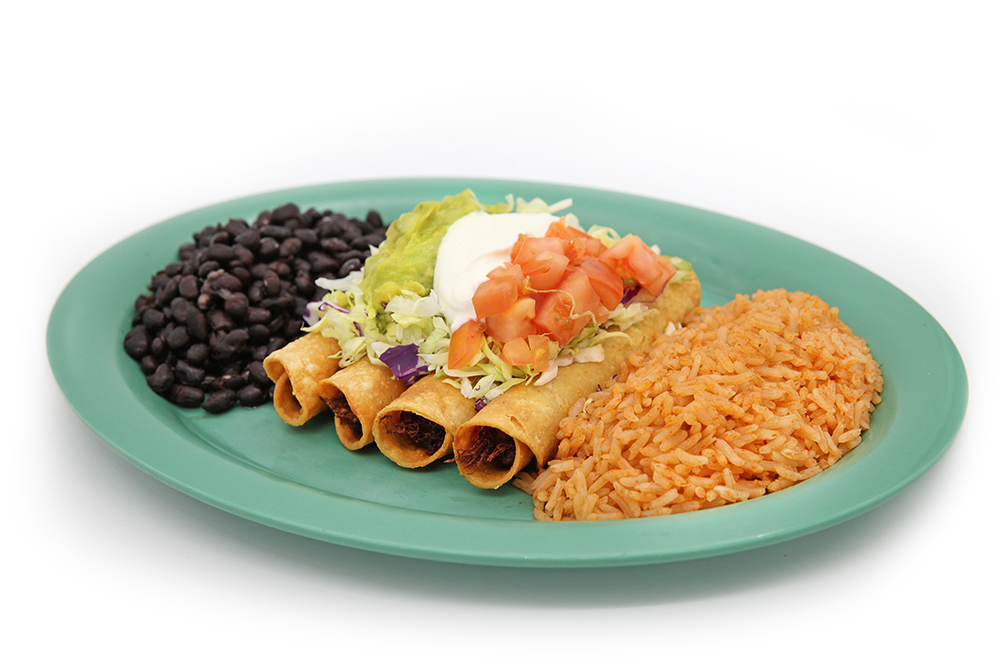 Order Chicken Taquitos Plate food online from Maui Tacos store, Kailua on bringmethat.com