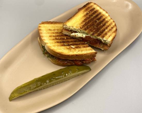 Order Tomato Basil Panini food online from Zuppa's Delicatessen Wexford store, Wexford on bringmethat.com