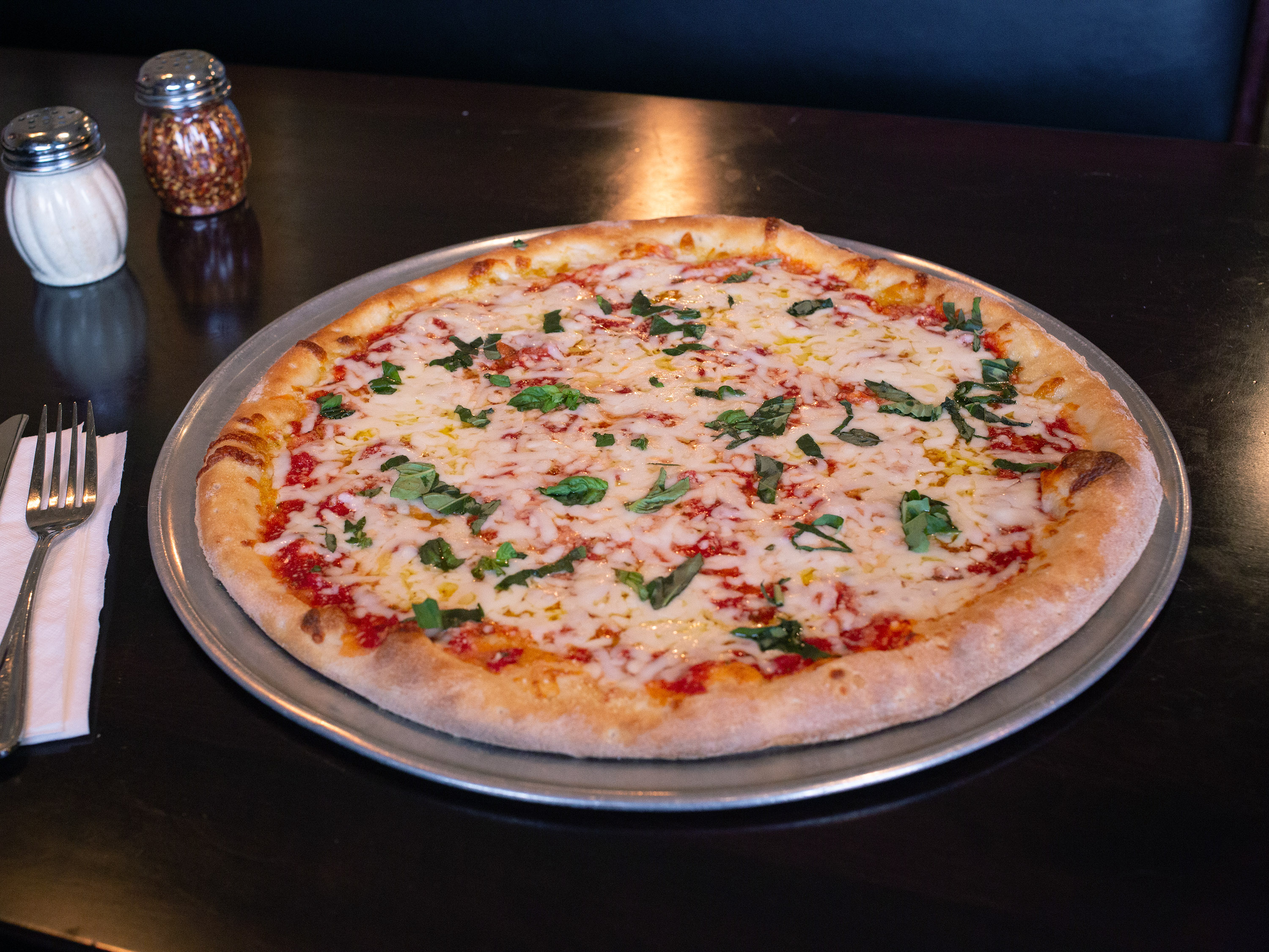 Order Margherita Pizza food online from Vito's Pizza Bar & Grill store, Amherst on bringmethat.com