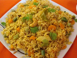 Order Vegetable Biryani food online from Gourmet India store, Houston on bringmethat.com