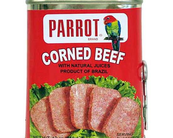 Order Parrot Corned Beef (12 oz) food online from Ctown Supermarkets store, Uniondale on bringmethat.com