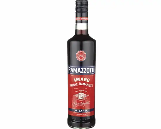 Order Ramazzotti Amaro Milano Italian Liquer 30% abv 750ml food online from Sousa Wines & Liquors store, Mountain View on bringmethat.com