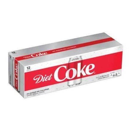 Order Diet Coke (12 oz x 12-pack) food online from Goodees Cravings store, Marietta on bringmethat.com
