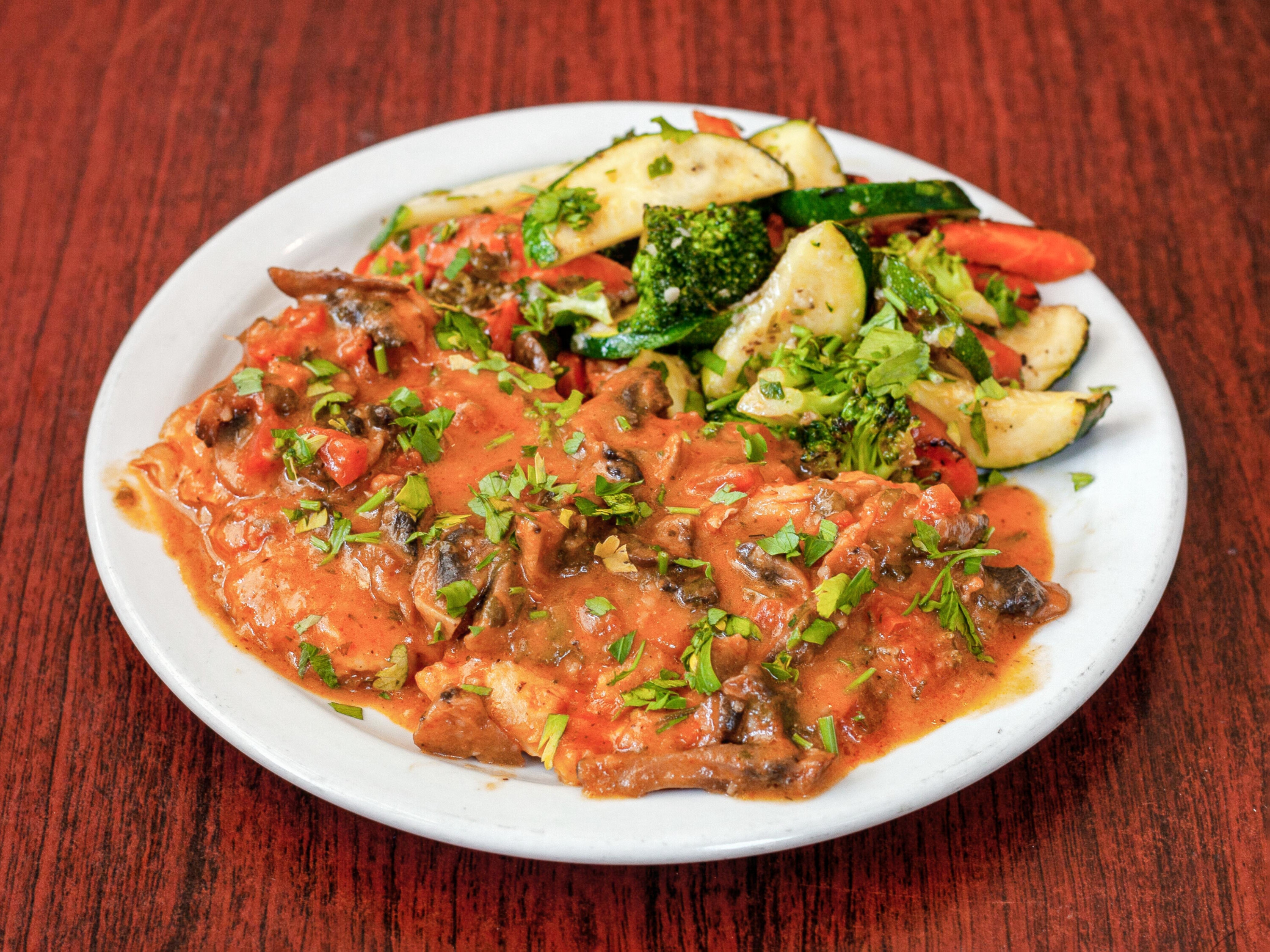Order 3. Chicken Marsala food online from La Forcaccia store, Panorama City on bringmethat.com
