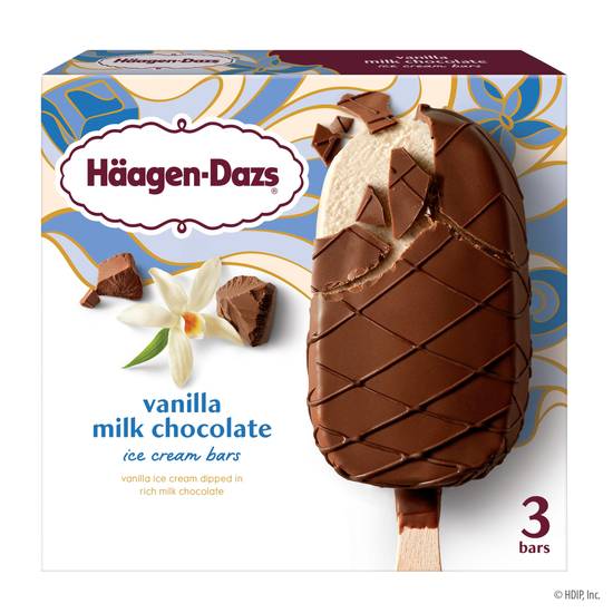 Order Haagen-Dazs Vanilla Milk Chocolate Ice Cream Bars, 3ct food online from CVS store, SAN ANTONIO on bringmethat.com